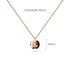 Solid 925 Sterling Silver Initial Alphabet Personalised Disc Necklace